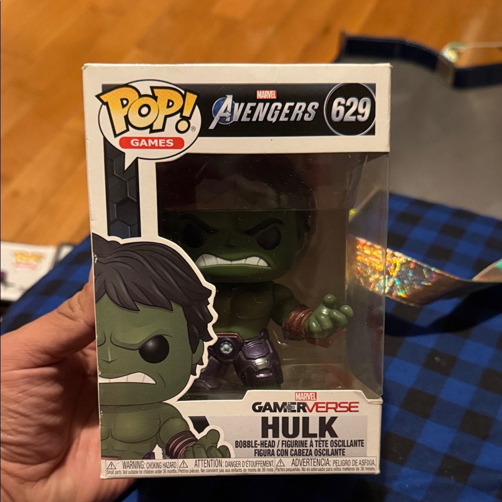 Funko Pop! Avengers Hulk Figure - Green and Black